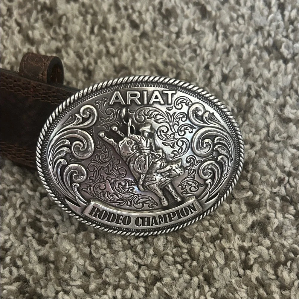 Ariat Brown Leather Belt